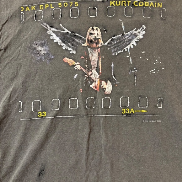 Vintage Kurt Cobain T-Shirt - Picture 2 of 5
